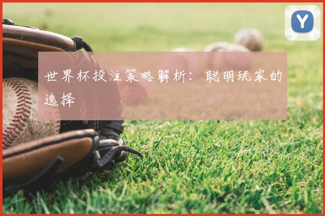 世界杯投注策略解析：聪明玩家的选择