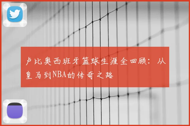 卢比奥西班牙篮球生涯全回顾：从皇马到NBA的传奇之路
