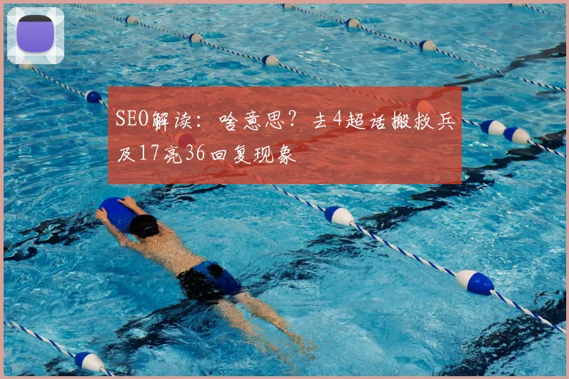 SEO解读：啥意思？去4超话搬救兵及17亮36回复现象